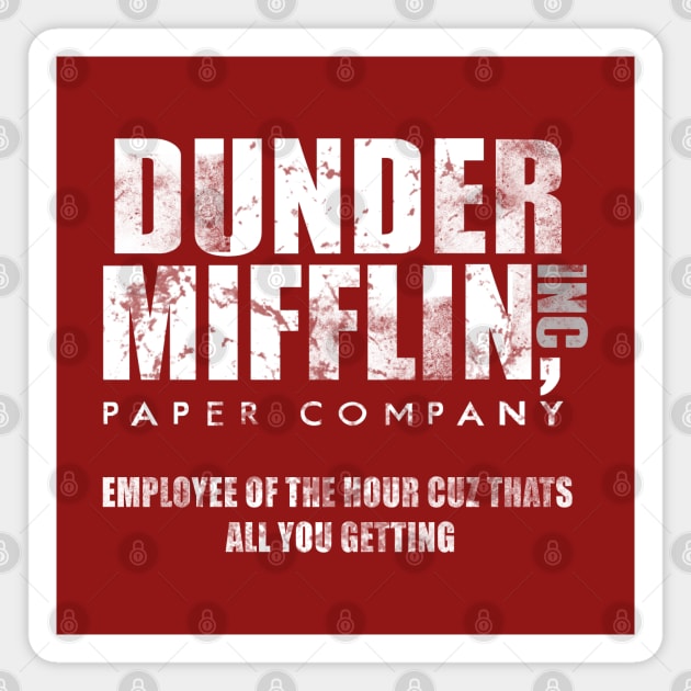 Dunder mifflin Magnet by HorridFashion